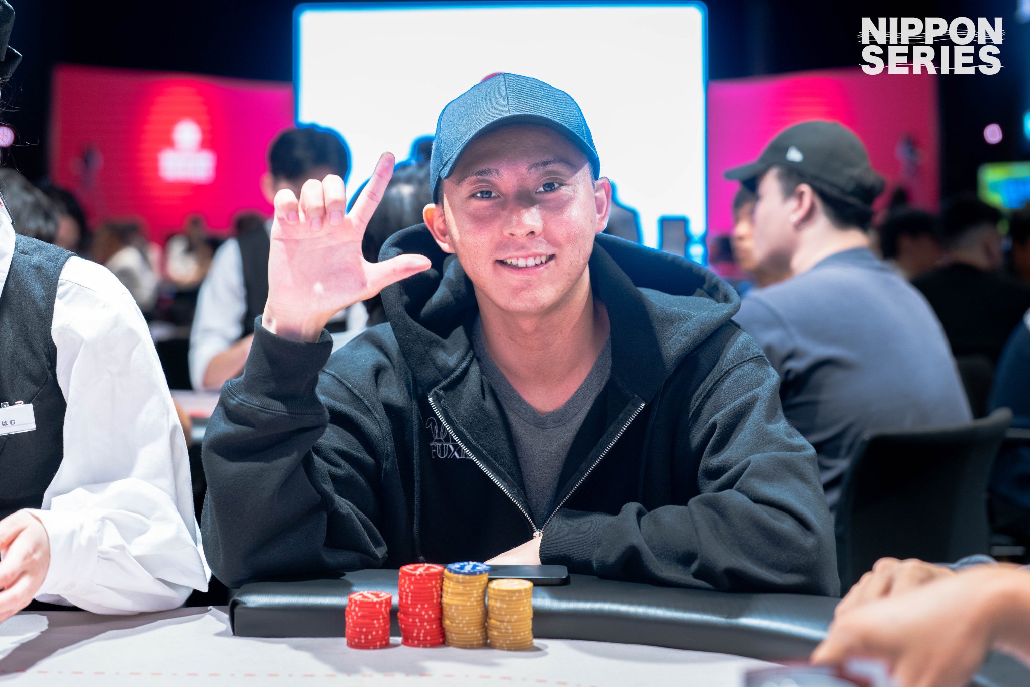 #8 Deep Stack Turbo レジストレーションクローズ時のチップリーダー告知