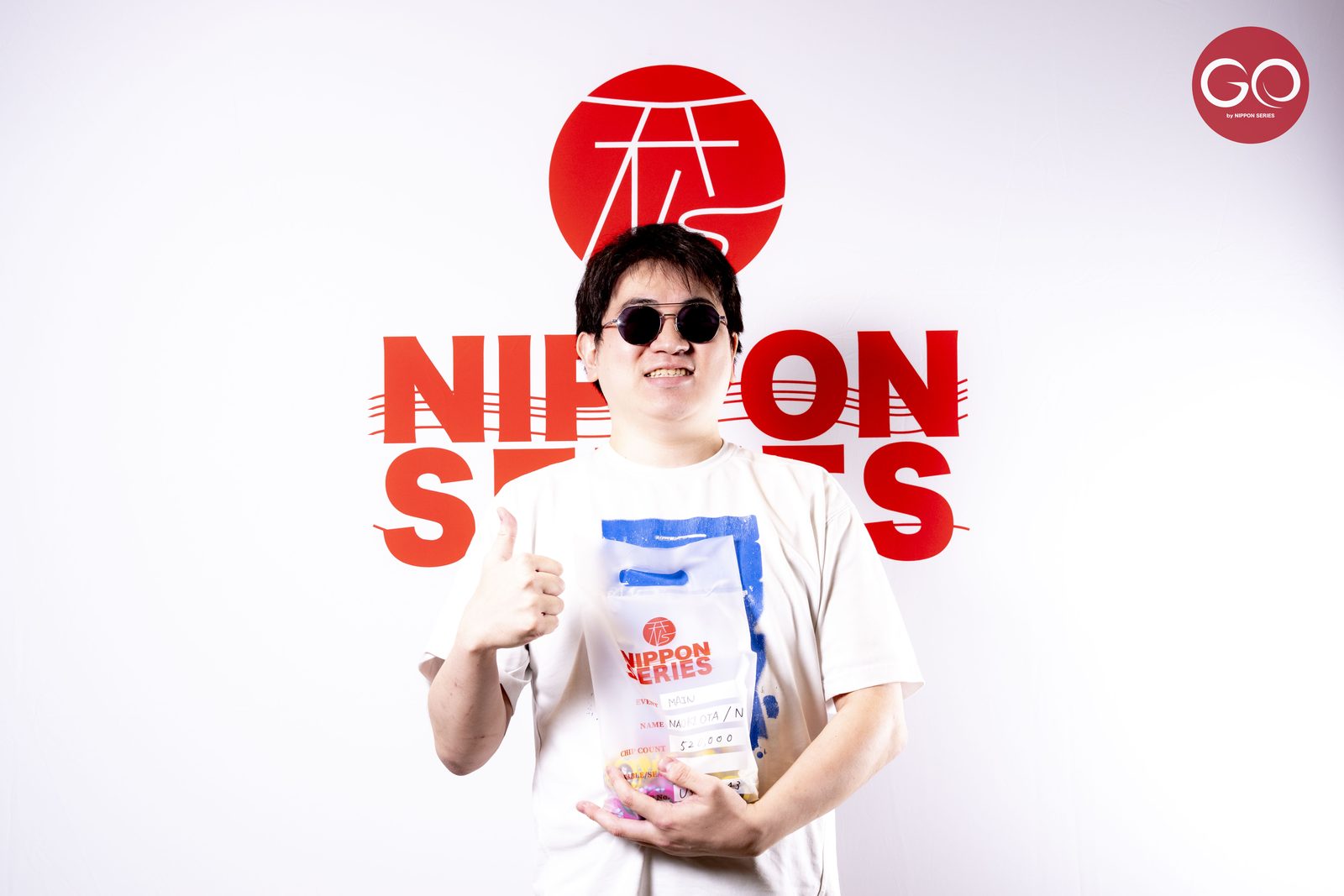 Day 1A チップリーダーのN選手（520,000）