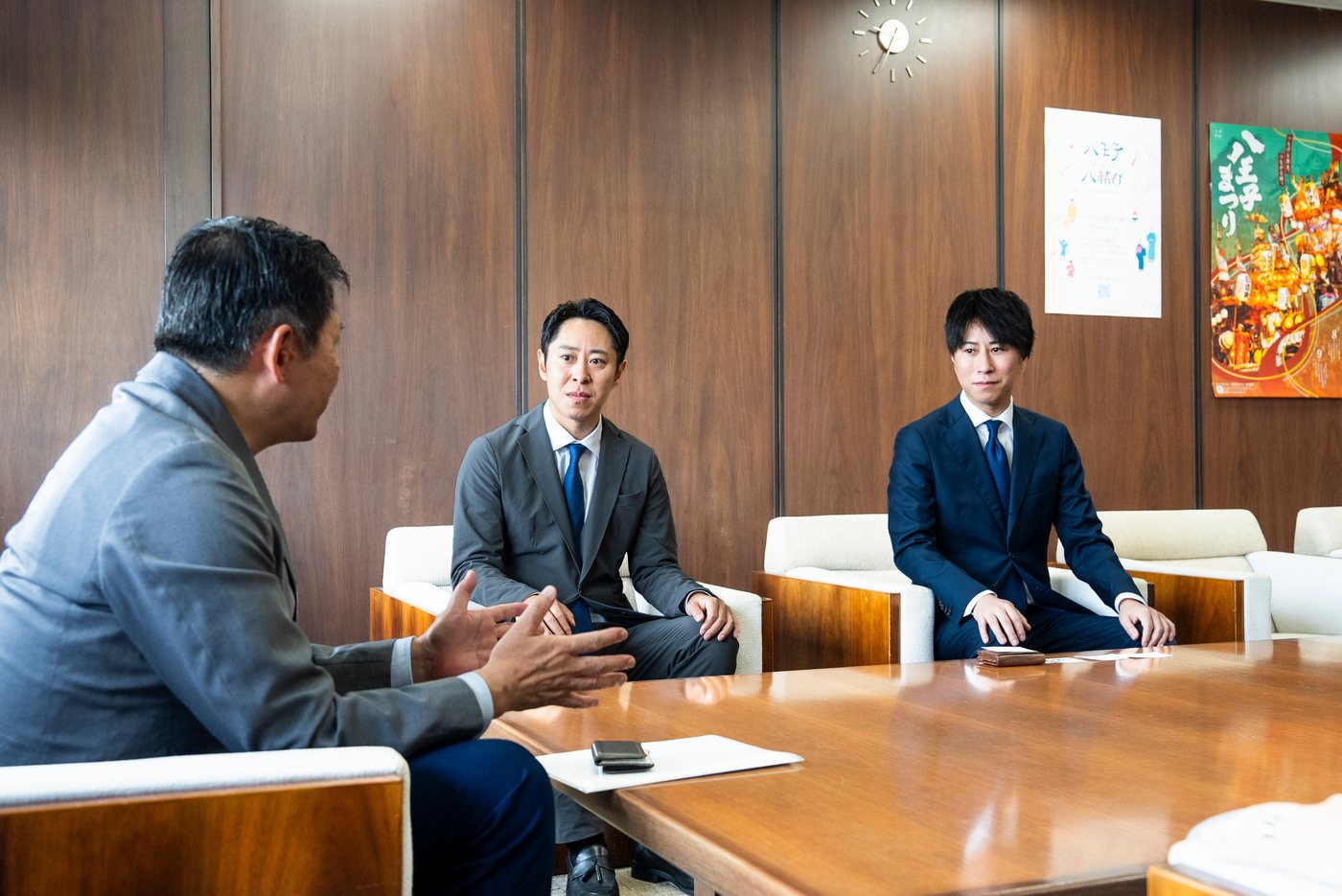 初宿和夫市長との意見交換